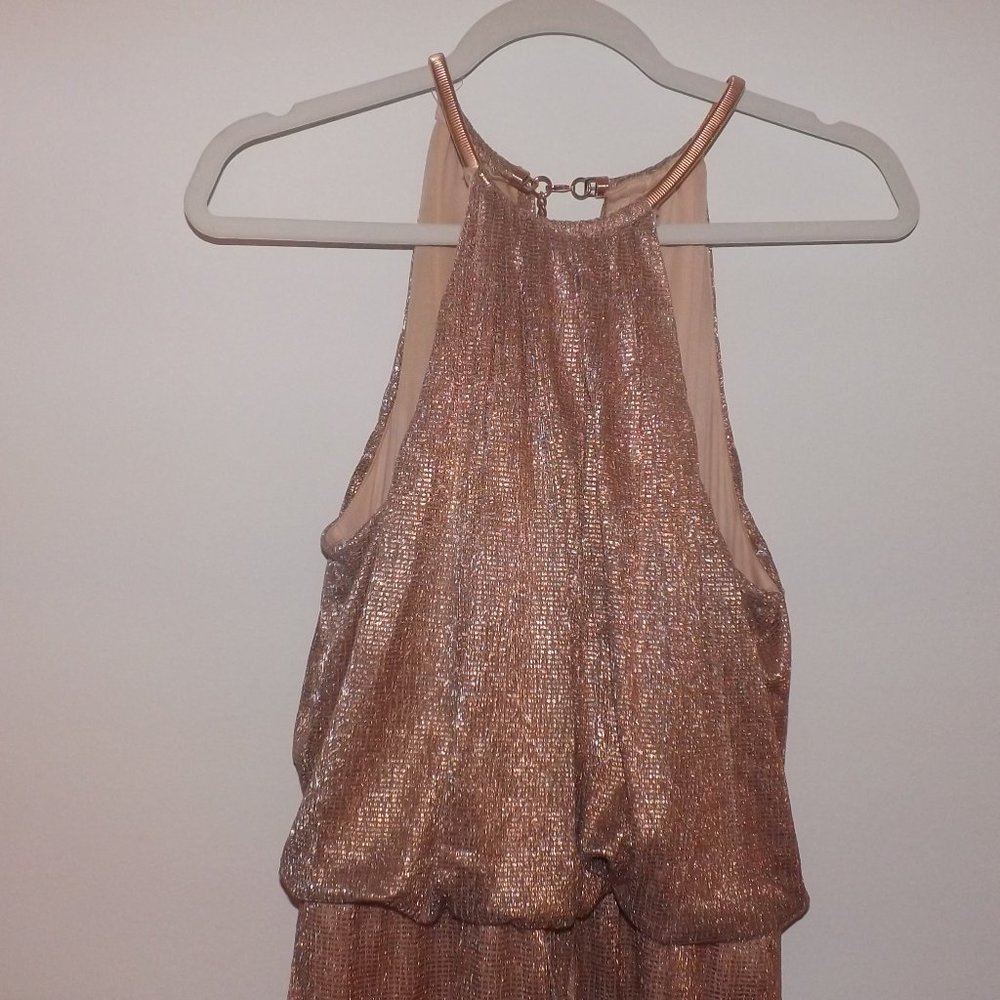 Rose gold jumpsuit - Picture 2 of 4